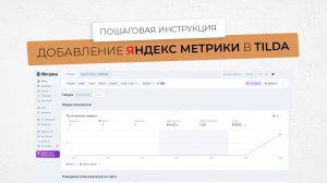 Инструкция, как добавить Яндекс Метрику в Тильду конструктор сайтов