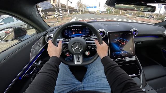 MERCEDES AMG GT 63 2024 POV TEST DRIVE смотреть онлайн