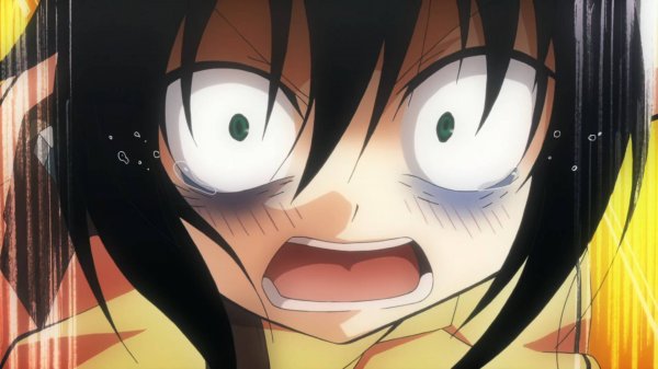 Не моя вина, что я не популярна! Томоко бежит под опенинг / WataMote. Tomoko run with op