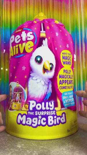 ✨ASMR PETS ALIVE 🐦POLLY MAGIC BIRD #zuru