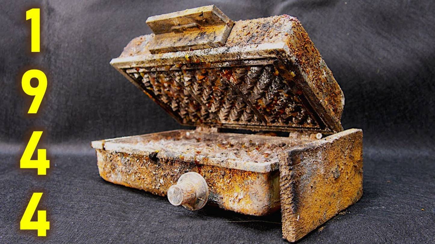 🔥 Реставрация Вафельницы 84-летней ДАВНОСТИ! Что ВНУТРИ — ШОК! 😱