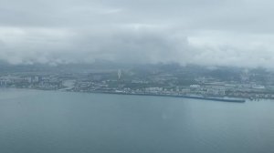 Заход на посадку аэропорт Сочи