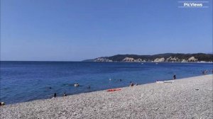 АБХАЗИЯ Пицунда пляж Лдзаа сегодня 2 сентября 2025. Море и погода в Абхазии сейчас. Обстановка