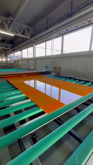 Валковая покраска стекла