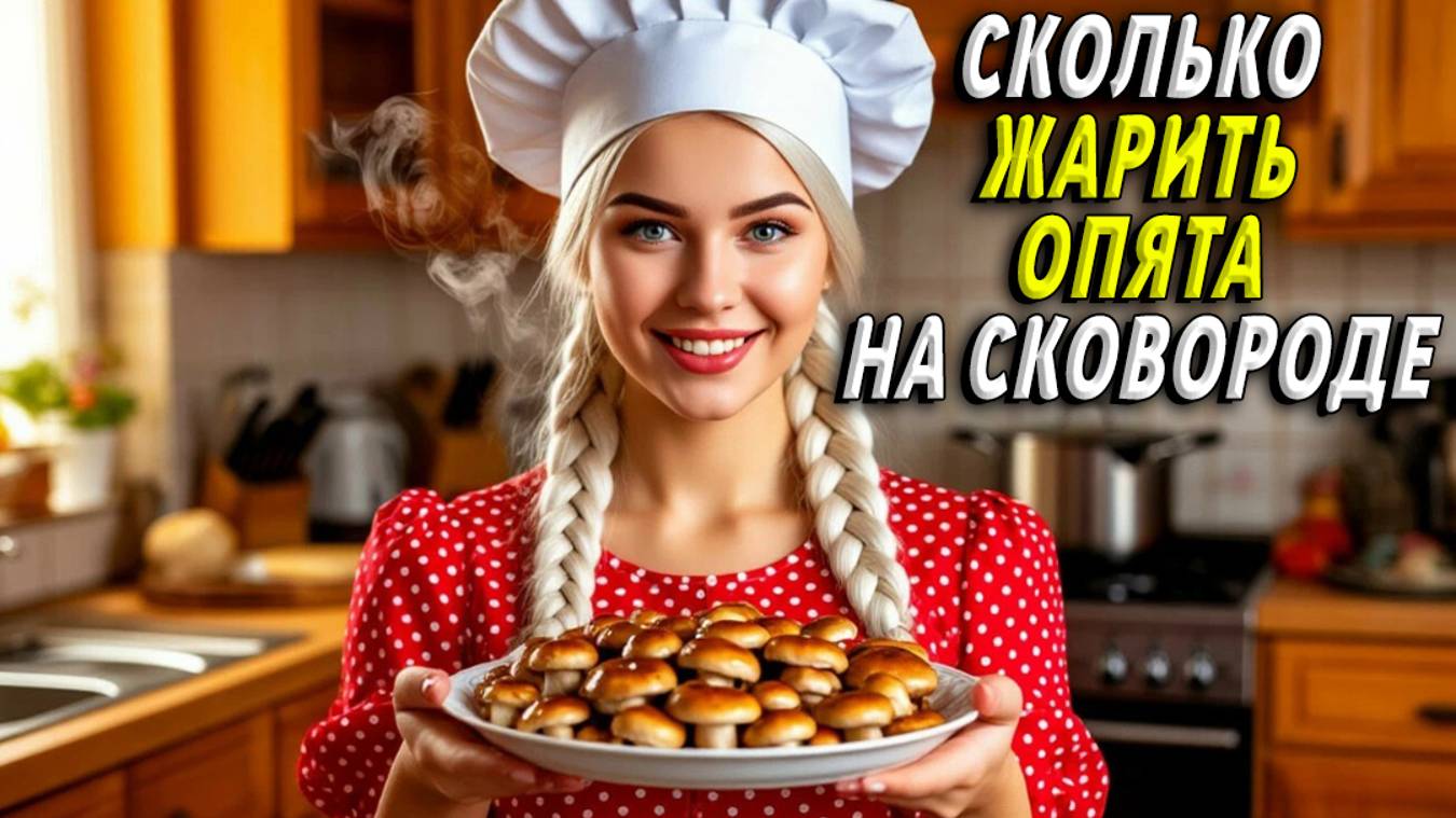 Сколько жарить опята смотреть онлайн
