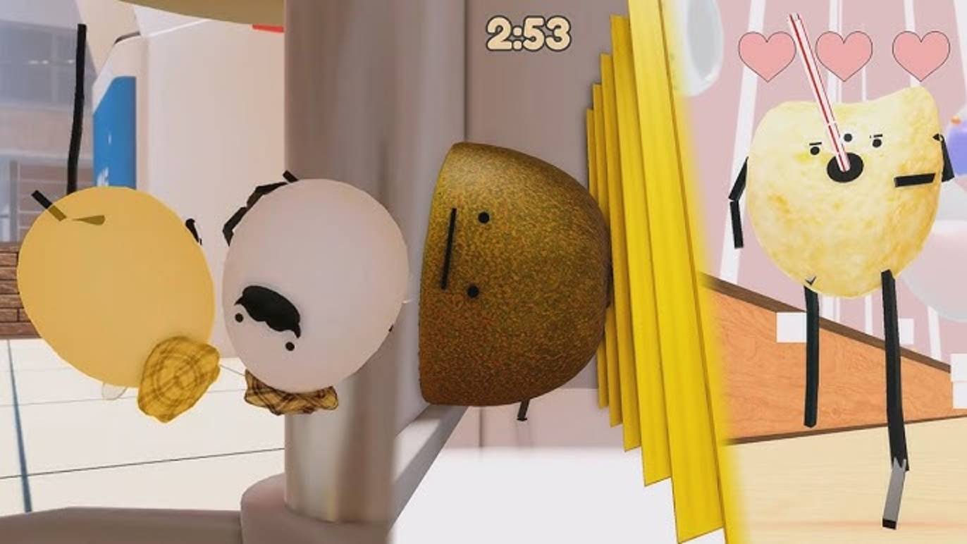 🥝🍟 КИВИ и ЧИПСЫ-КОНСОМЕ! Прятки в Juice Party | Roblox Secret Staycation смотреть онлайн