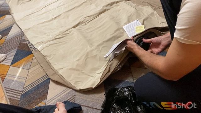 Надувная кровать в деле! Распаковка и быстрый обзор. смотреть онлайн