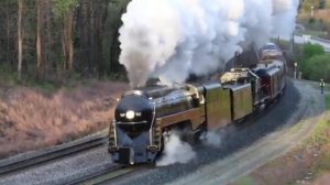 Прохождение паровоза