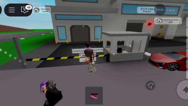 roblox / влог мой 1 день из roblox БРУКХЕЙВАН RP 🏡