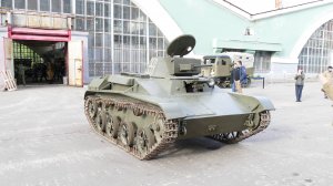 Малый танк Т-60 на выставке "Моторы Войны", 9 мая 2025