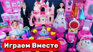 КУКЛЫ ИЗ МУЛЬТИКА БАРБИ ДЛЯ ДЕВОЧЕК 🌸 КУКОЛЬНЫЙ ДОМИК И ДЕТКИ БАРБИ