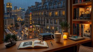 Дождь с Грозой за окном в Париже | Уютные Звуки Дождя Для Сна