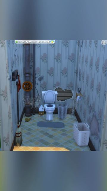 УБОРНАЯ ИЗ ПРОШЛОГО СТОЛЕТИЯ 🧻🚽 а Sims 4 😵 #sims4 #thesims4 #строительство #снежок #симс смотреть онлайн