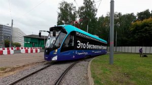 Беспилотный трамвай начал курсировать в Москве от метро "Щукинская" до "Улицы Кулакова"