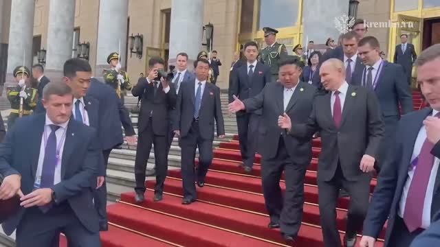 Путин и Ким Чен Ын смотреть онлайн