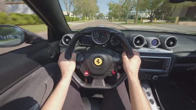 Ferrari California T POV Test Drive смотреть онлайн