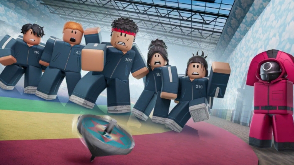 Роблокс но, я попал в игру в кальмара!