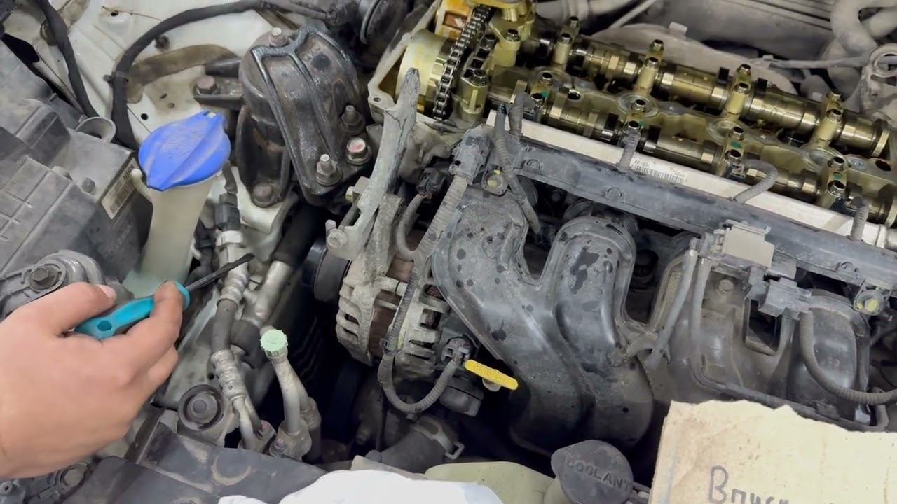 Как самому измерить зазоры клапанов на Kia Hyundai смотреть онлайн
