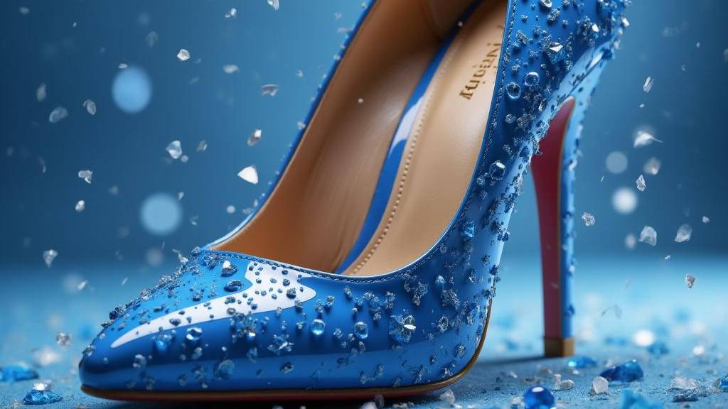 Красивые лакированные туфли на шпильке голубого цвета смотреть онлайн