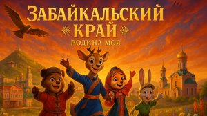 Забайкальский край - Детский патриотический мультфильм | Песня о родине для детей