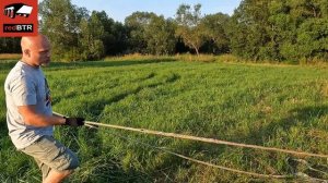 Работа с лебедкой — укладка троса и углы натяжения