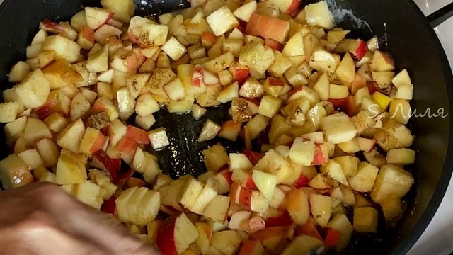 Карамельные яблоки для песочного пирога смотреть онлайн