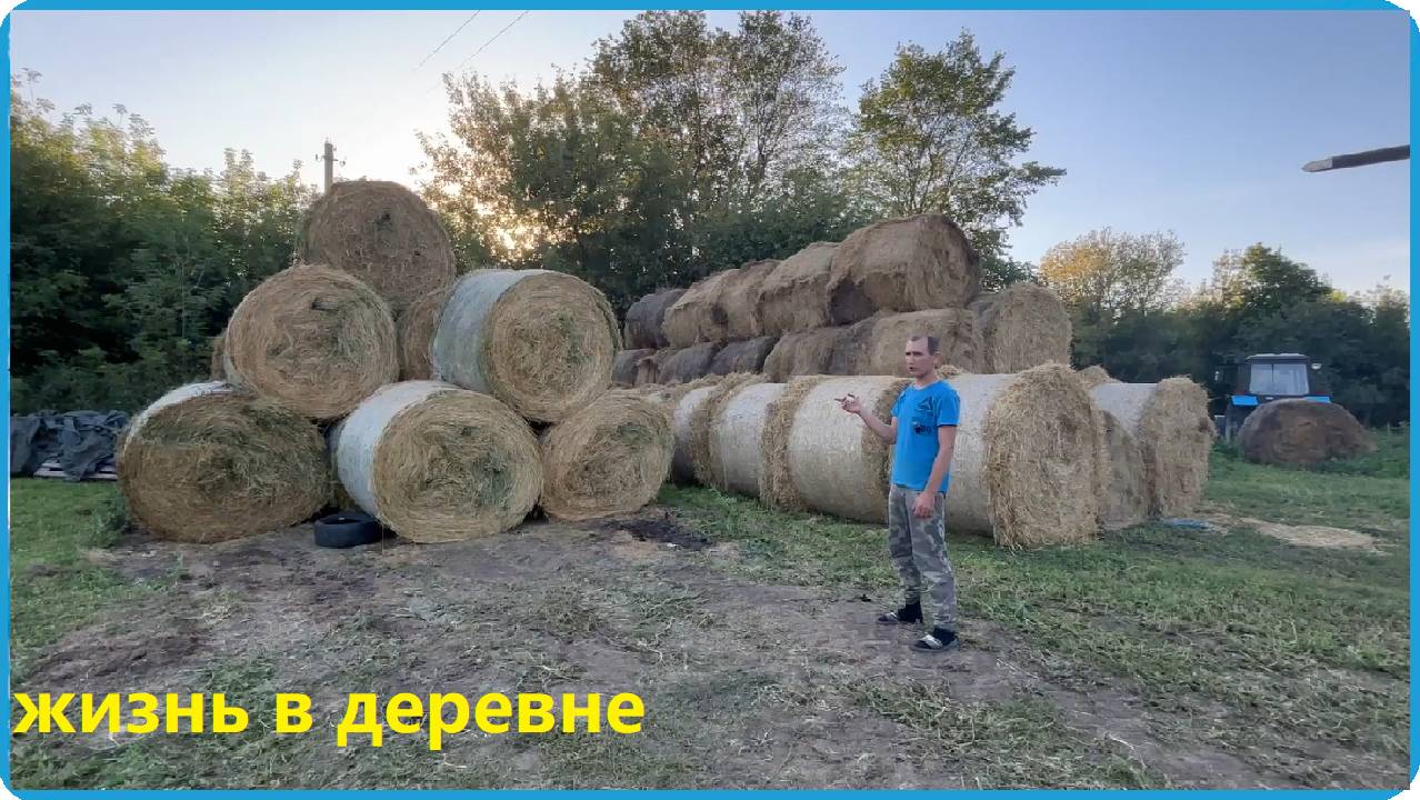 НАСЫЩЕННЫЙ ДЕНЬ В ДЕРЕВНЕ, КОРОВЫ БЕЗ КОРМОВ НЕ ОСТАНУТСЯ, ДЕРЕВЕНСКАЯ ЖИЗНЬ смотреть онлайн