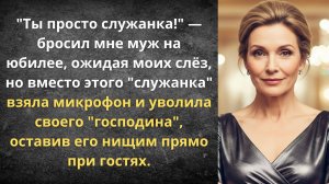 Ты просто служанка! | Истории из жизни