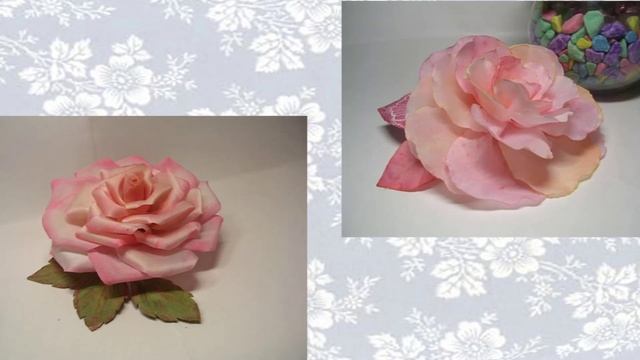 шикарные цветы из ткани часть 3  .2016 год