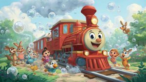 ВЕСЁЛЫЙ ПАРОВОЗИК ЧУХ‑ЧУХ — ДЕТСКАЯ ПЕСЕНКА | МУЛЬТИК ДЛЯ МАЛЫШЕЙ