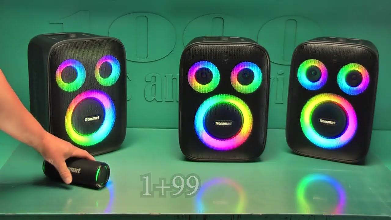 Bluetooth колонка Tronsmart Halo 200 разбила бокал звуком смотреть онлайн