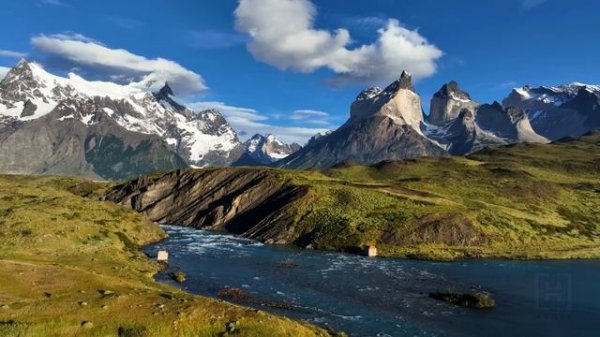 Explore the World  ｜ Aerial Views of Patagonia with Anjunachill 01 ｜ 4K Relaxation Film