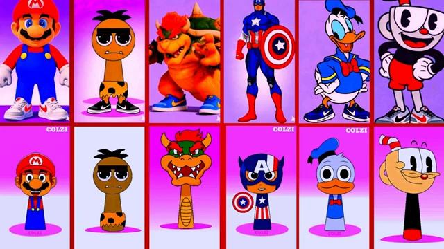 Incredibox Sprunki OC Фазы|| Подборка битв пар Sprunki смотреть онлайн