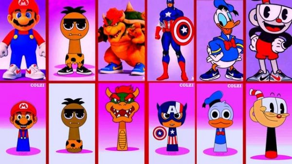 Incredibox Sprunki OC Фазы|| Подборка битв пар Sprunki