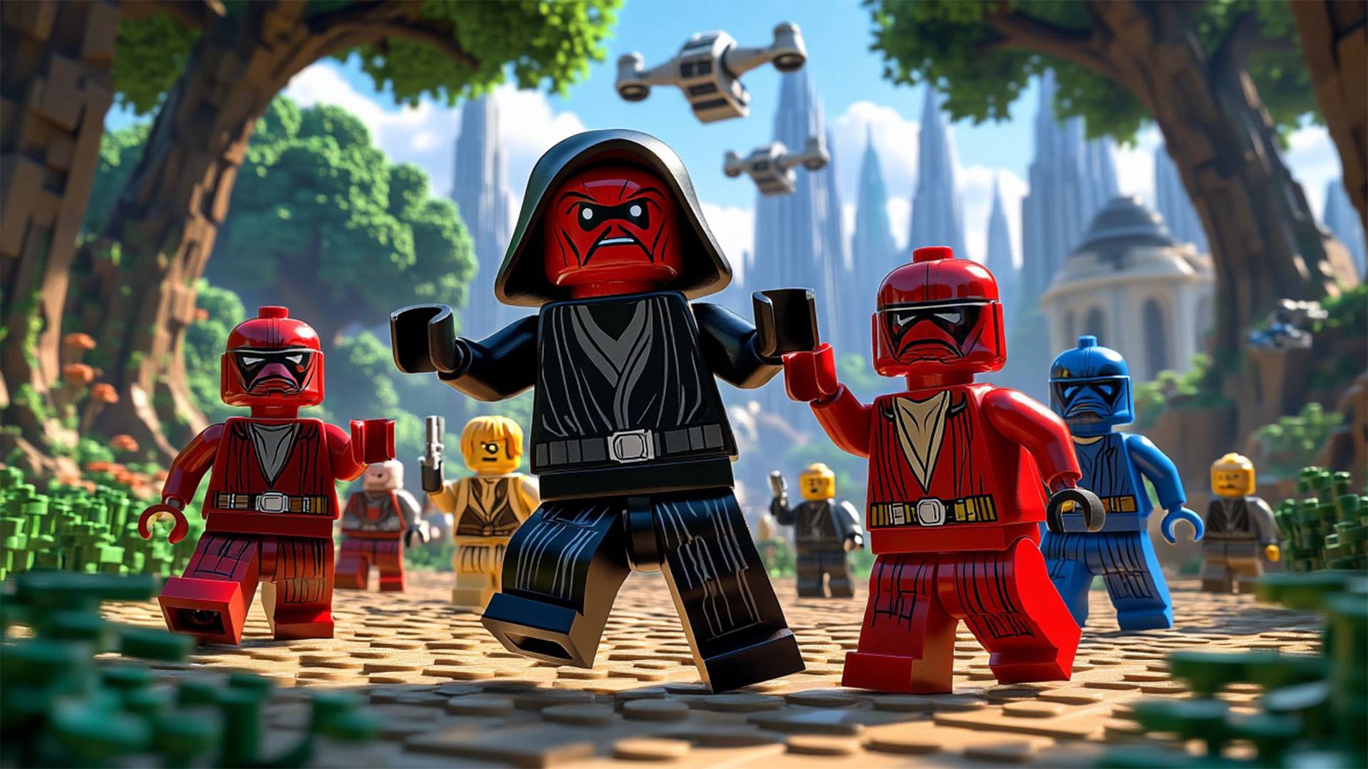 LEGO Star Wars The Complete Saga / Эпизод 1 Скрытая угроза / Вторжение на Набу смотреть онлайн