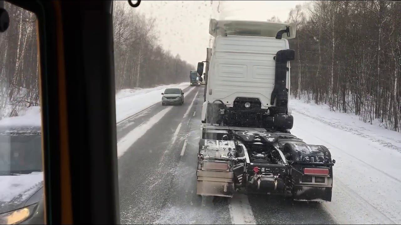 Перегон КамАЗа 65116 в Омск