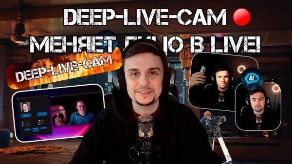 Обзор Deep-Live-Cam меняет лицо в реальном времени, AI + Гайд и Шок!