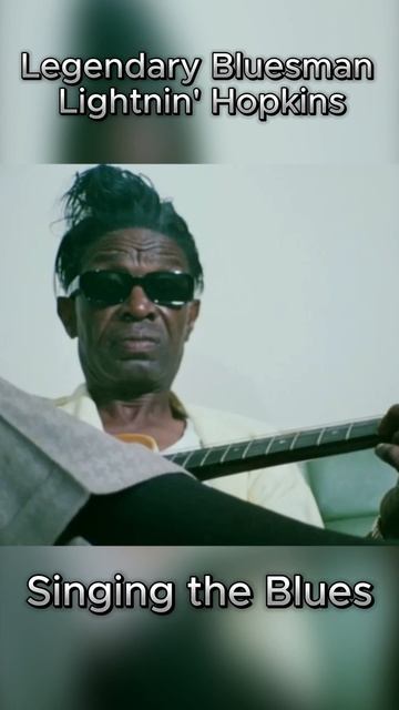 Legendary Lightnin' Hopkins Singing the Blues #shorts