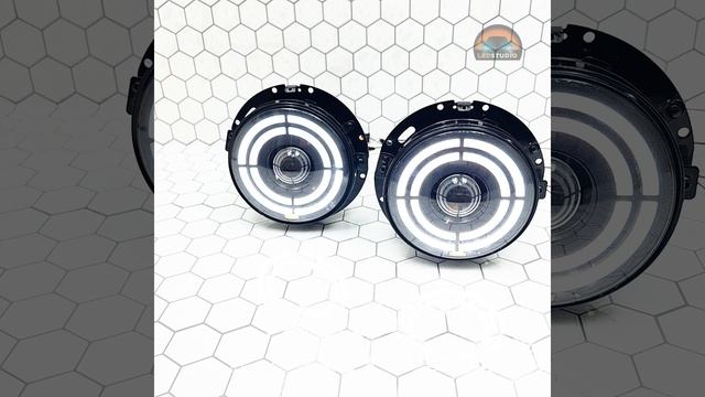 Toyota Land Cruiser 70 светодиодный тюнинг комплект фар смотреть онлайн