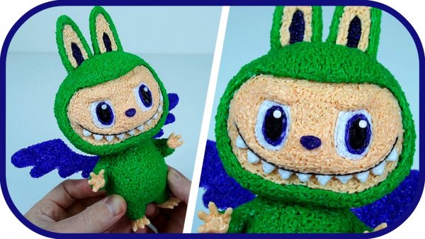 ЛАБУБУ 3d ручкой. Как сделать Лабубу своими руками с помощью 3д ручки.