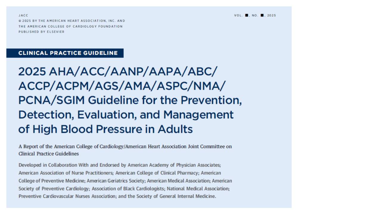 НОВОЕ ПО АРТЕРИАЛЬНОЙ ГИПЕРТЕНЗИИ | AHA 2025