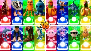 МЕГАМИКС БОБРИТО БАНДИТО 🆚 ЛАВАКА САТУРНА САТУРНИТА 🆚 ДРУГИЕ БРЕЙНРОТ МЕМЫ | Tiles Hop №161-164