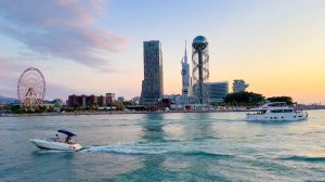 В Грузию на машине 2025. Пляж Кобулети. Прогулка по набережной Батуми.