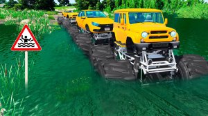 ПРОЕХАЛ ГЛУБОКОЕ БОЛОТО на ГИГАНТСКИХ МАШИНАХ в ГТА 5 МОДЫ - ЭКСПЕРИМЕНТЫ в GTA 5 MODS