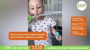 Рак растёт из почки! SOS! Аливия борется за жизнь с первого вздоха!