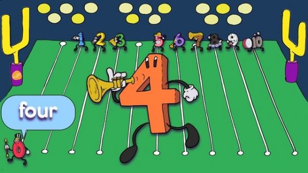 Marching numbers. Fun Numbers Chant(1—10).Learning Numbers