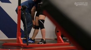 Легенда мирового спорта Александр Карелин открыл обновленный зал для тяжелой атлетики в НГАУ