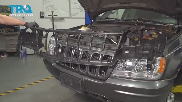 059. Как заменить монтажную панель на Jeep WJ (1999 - 2004)