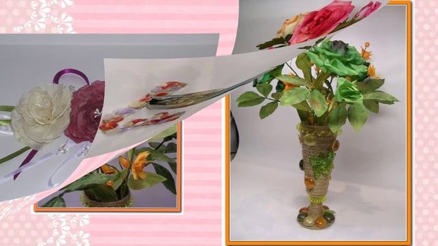 Шикарные цветы из ткани своими руками. 2016 год