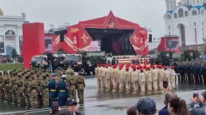 В Южно-Сахалинске проходит военный парад в честь 80-летия окончания Второй мировой войны